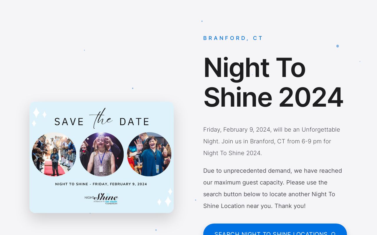 Night to Shine 2023  Tim Tebow Foundation